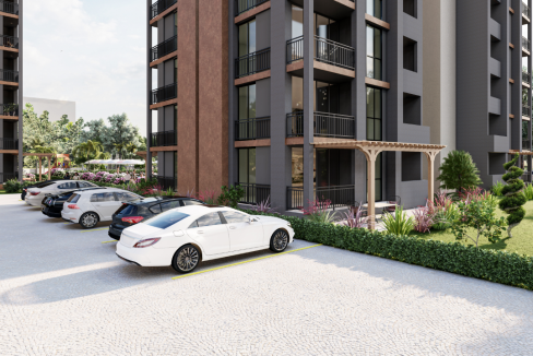 1+1 2+1 Apartments For Sale From a Project in Mersin Mezitli