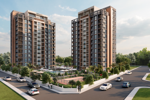 1+1 2+1 Apartments For Sale From a Project in Mersin Mezitli