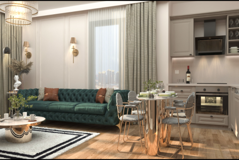 1+1 2+1 Apartments For Sale From a Project in Mersin Mezitli