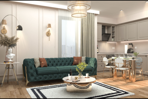 1+1 2+1 Apartments For Sale From a Project in Mersin Mezitli